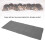 Couverture de lit pour chien imperméable 52  82 pouces gris trèfle 5