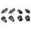 1 Sets Solar PV Connector Plug Waterproof IP68 4000V 25A for Solar PV System Panel Parallel Protection Kit 1