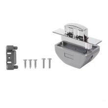 Keyless RVs Push Cabinet Locks Metal Push Button Campers Cupboard Knob RVs Parts Latches Catches for Caravans Yacht