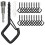 Screw Hooks with Safety Buckle, Heavy Duty Ceiling Hooks for Hanging Outdoor String Lights, Plants, Wind Chimes 1