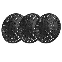 3Pcs Shower Hair Filter,Drain Cover Bathroom,5.5in Large Premium Silicone Drain Protector Strainer,for Kitchen,Bathroom