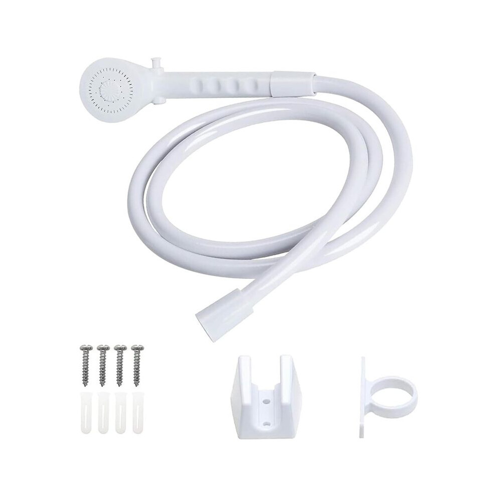 Rv Shower Replacement Shower With Hose & Guide Ring Shower Holder Non-Metallic Hand-Held Shower Set 6031515057047
