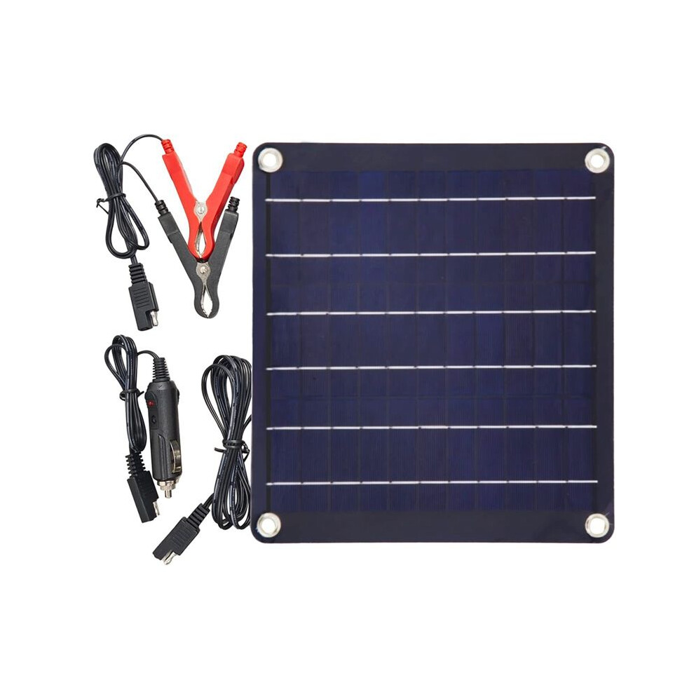 10W Solar Panel Kit 12V Waterproof Solar Trickle Charger Portable Solar Powered Charger Car Battery Maintainer 4711004310021