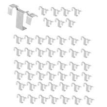 50PCS 30mm Solar Panel Photovoltaic Water Guide Clip Stainless Steel Deflector Mud Drain Button Water Redirection Clips