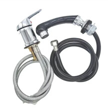 Hair Salon Shampoo Basin Sink Hot and Cold Water Pipe Handle Shower Hose Faucet Replacement Kit