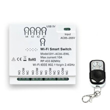 EWeLink WiFi   RF433 85-265V WiFi Smartlife Módulo de Automação Residencial Módulo de Motor de Cortina de Porta de Garagem