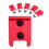 6 Pack Tool Holder for  M18/18v Cordless Tools - Tool Organizer for  Drill Holder with Screws 1
