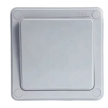 IP66 Waterproof 2 Way Outdoor Wall Light 1 Gang Push Button Power 16A Dust-Proof for Home Garden