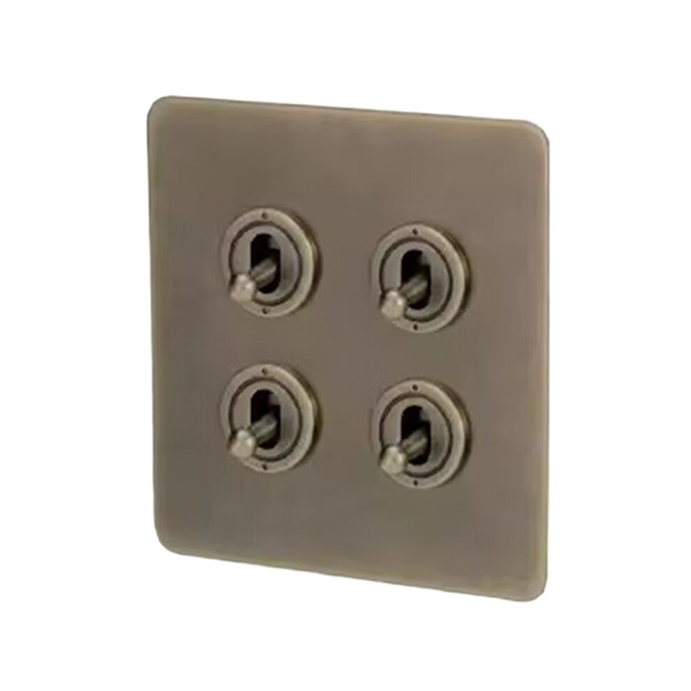 220V Toggle Vintage Bronze Sockets And Switches Wall Light Switches Dimmer Wall Outlet Plate,F 6034189287482