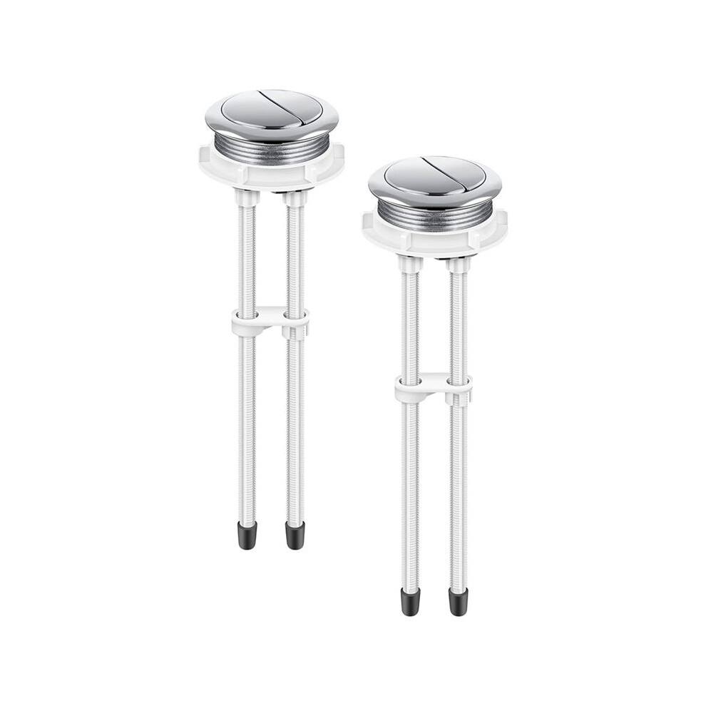 2Pcs 48Mm Toilet Tank Buttons, Flush Valve Dual Push Button Replacement For Glacier Bay Aquasource Aquasource 4711684808856