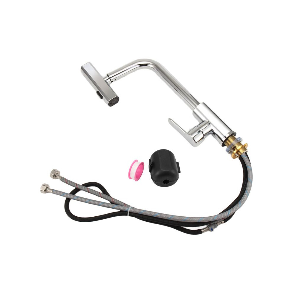 Pull Out Kitchen Faucet, Flexible Hot And Cold Water Kitchen Sink Mixer Faucet Deck Mounted With Stream Shower Mode 4713250884165