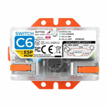 For M5Stack Wi-Fi Single Live Wire ESP32-C6 Chip Remote Control Efficient Home Automation