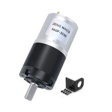 Motor de Engrenagem Planetária 36GP-3530, Velocidade Ajustável, 120 RPM, Alto Torque, Motor Micro- Escovado, 24 V