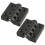 2X Hinge for Barrier,  Bearing, Plastic, Robust, 40 x 40 mm 1