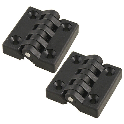 2X Hinge for Barrier,  Bearing, Plastic, Robust, 40 x 40 mm