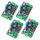 4-Pack LM2596S - Buck Converter with LED Voltmeter Display, Adjustable Step Down 4-40V to 1.25-37V 1