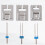 3Pcs Stretch Machine Needle and Presser Foot Set 2/90 3/90-C 5