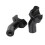 3.5Inch Tall Pullback Handle Bar Risers for  Softail Dyna Sportster Touring Pullback Straight Aluminum Handle 1