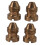 Foam Cannon Orifice Nozzle Tips, High Replacement Thread Nozzle for Snow Foam Lance, 1.0 mm, 4-Pack 1