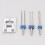 3Pcs Stretch Machine Needle and Presser Foot Set 2/90 3/90-C 7