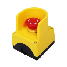 Emergency Stop Button E-Stop Power Shut Off Red Mushroom Push Button Switches with Box