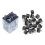 8-Pin LED Electromagnetic Relay 1 Pcs with 6 Pin DPDT Latching Tact Tactile Push Button Pushbutton  20 Pcs 1