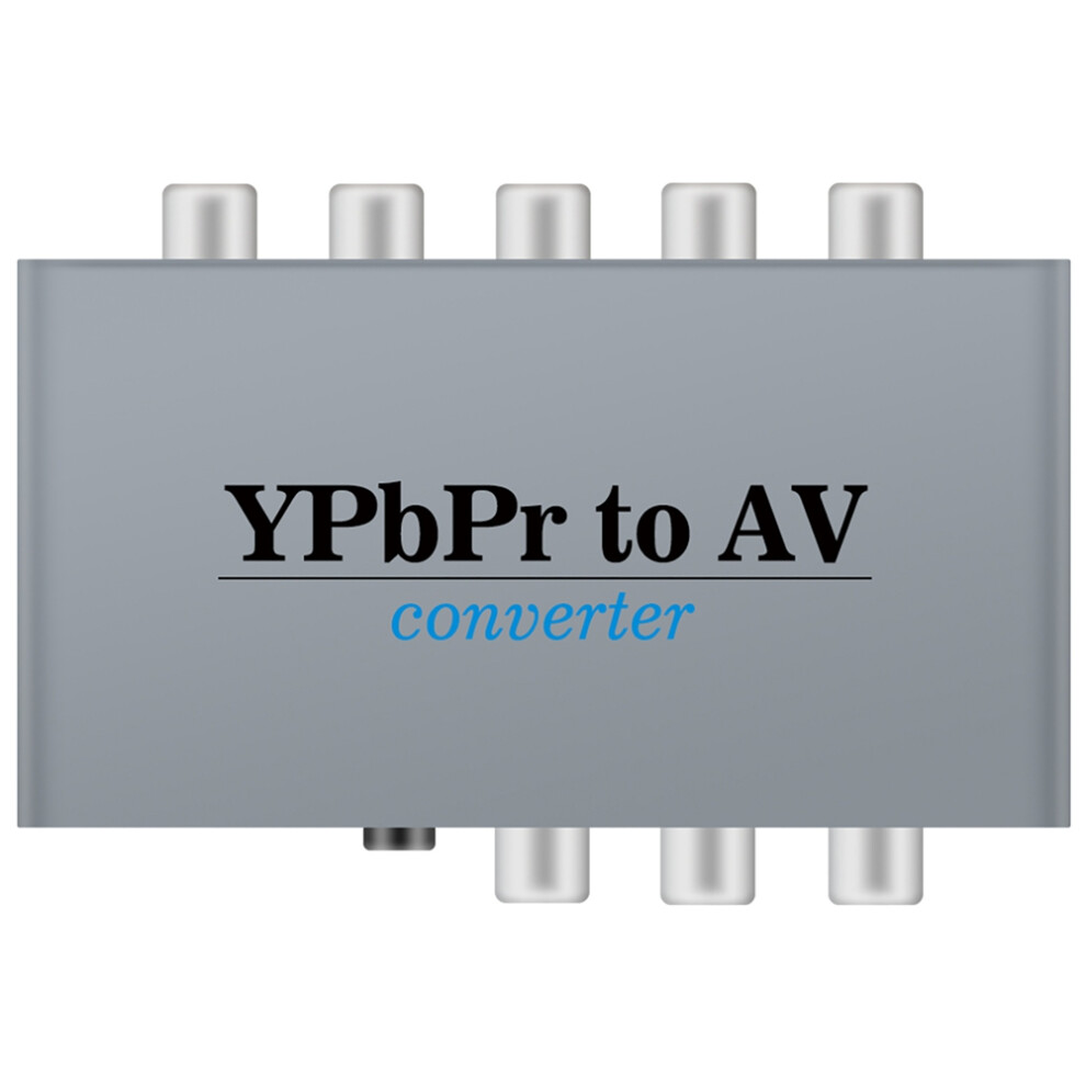 Ypbpr Converter,Ypbpr To Av,Ypbpr To Av Adapter Supports 1080P/720P For Dvd,Ps3,,Blu-Ray Player,To New Hd Tv Eu Plug 4713632091549