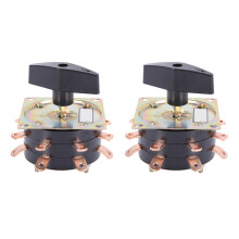 2X Welde KDH-40 / 2-8 Contacteur 8 Bits 2 Phase 16 Pin 40A Commutateur de Machine de Soudure Aiguille en Cuivre Aiguille en Cuivre Plaqué