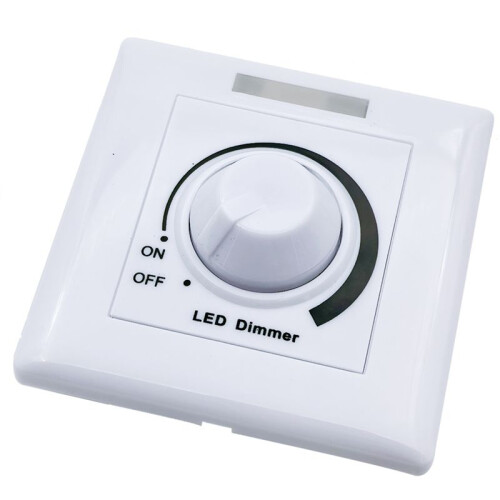 86 Type Wall Light LED Dimmer  Rotary Knob Dimmer  Adjustable Brightness Controller LED Light Strips