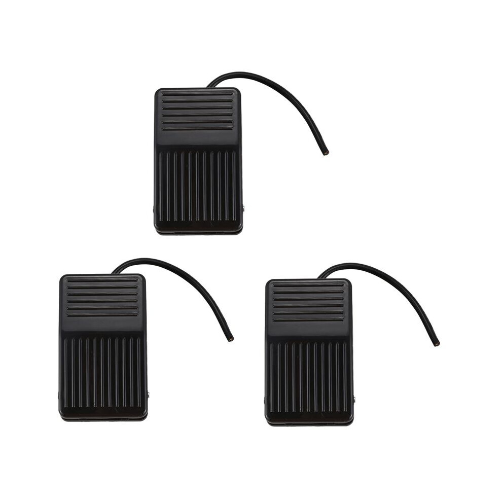 3X 250V 10A Spdt Nonslip Plastic Momentary Electric Power Foot Pedal 6033970379511