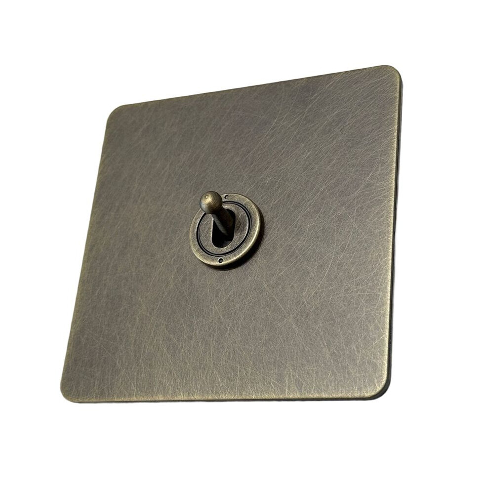 220V Toggle Vintage Bronze Sockets And Switches Wall Light Switches Dimmer Wall Outlet Plate,B 6031011462611