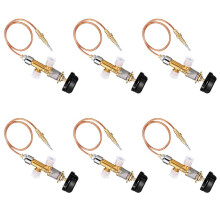 6X Kit de Soupape de Commande de Sécurité de Panne de Cheminée de Gaz à Basse Pression LPG Remplacement de Thermocouple de Chauffage AU Gaz 5 /