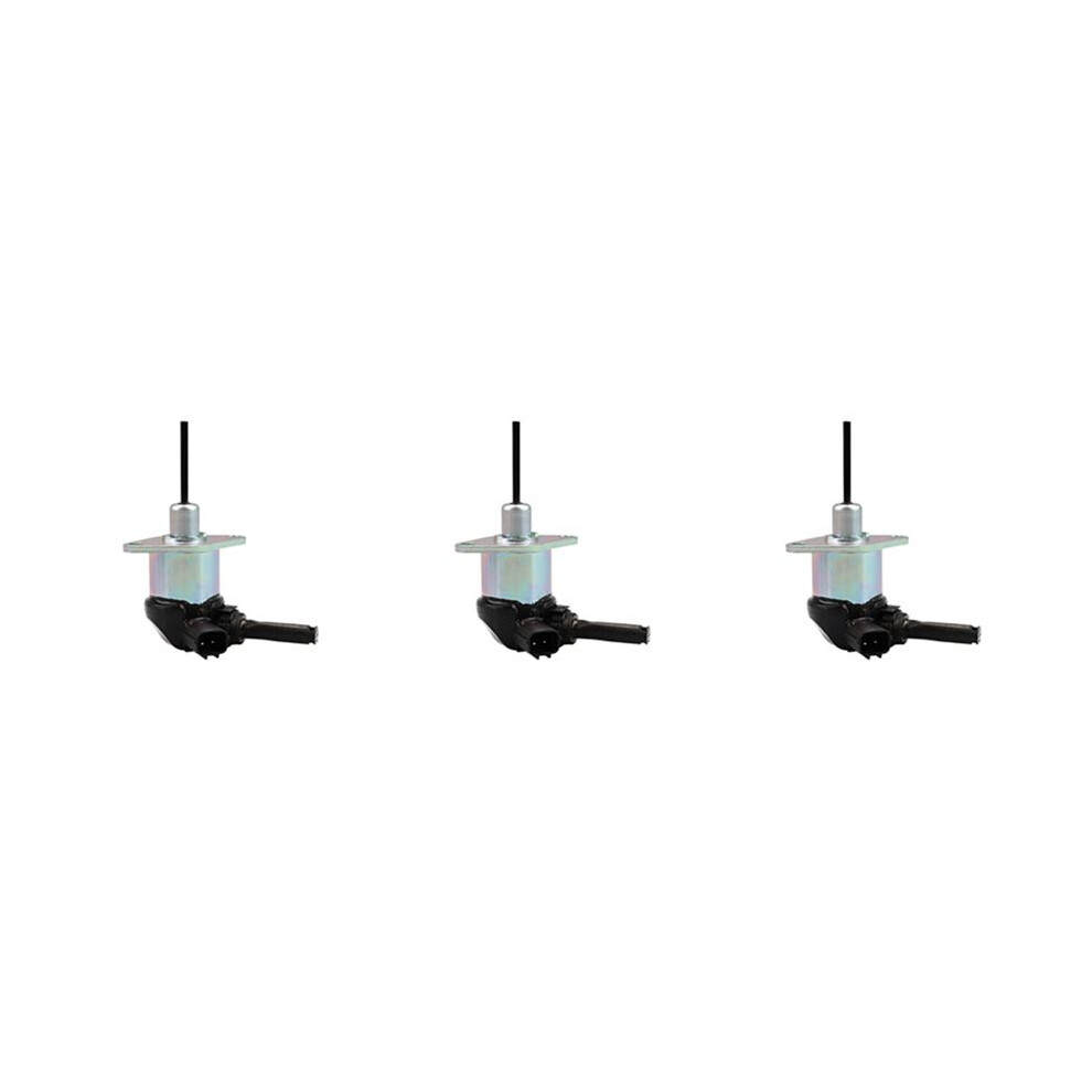 3X 1A021-60015 12V Fuel Stop Solenoid Valve For L3830 L39 L3940 L45 L4600 L4630 L4740 L48 L5030 L5040 6033075409397