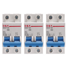3X 2P 63A AC400V MCB Solar Photovoltaic (pv) Solar AC Circuit Breaker