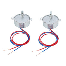 2X AC 220V-240V 4W 3RPM CCW/CW 20mm Thickness AC Synchronous Motor