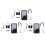 3X Smartkey Lock Box, Home Key Wireless Smartlock Box, Electronic Key Box App Digital Code  Key Safe for Host 1