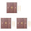 3X American Industrial Style Light  Socket, Solid Wood Brass Toggle  Plate, Antique Home Stay (1) 1
