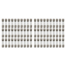 60 Pcs Electrical Components Glass Tube Fuse 250V 5A