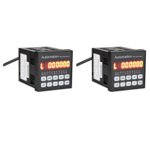 2X Czarny Programowalny Kontroler Ruchu z Serwomechanizmem CNC z Pojedynczą Osią 40 KHz