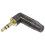 Neutrik NTP3RC-B 3.5mm Audio Right Angle Plug (Black/gold) 1