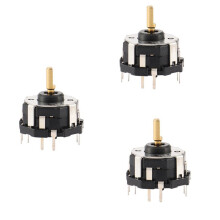 4X RKJXT1F42001 4-Standenschakelaar Autonavigatie Encoder Key Rocker  met Push  Encoder