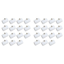 30Pcs 1/2Inch PVC Spray Nozzle Connector with Brass Misting Nozzle for Outdoor Cooling System