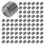 1000pcs M3x3mm Stainless Steel Hex Socket Set Cap Point Grub Screws Silver 1