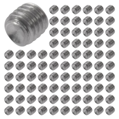 1000pcs M3x3mm Stainless Steel Hex Socket Set Cap Point Grub Screws Silver