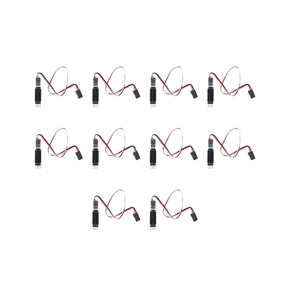 10X Led Lamp Light Control Panel System Turn /Off 3Ch For Hsp Redcat Rc4wd Axial Scx10 D90 4712891466952