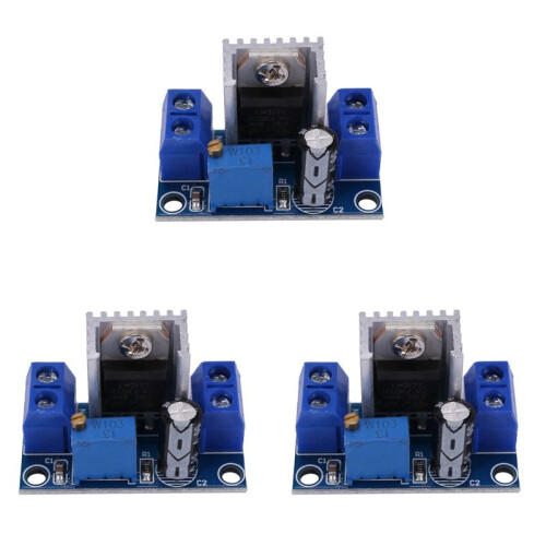 3X LM317 - 1.5A 1.2-37V Adjustable Power Supply Board  Converter Buck Step Down Module Linear Voltage Regulator