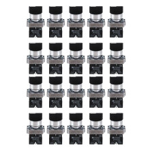 20pcs 22mm Latching 2 NO 3-Position Rotary Selector Select ZB2-BE101C Black