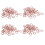 200 Pcs Copper Crush Washer Flat Seal Ring Fitting 6mm X 10mm X 1mm 1