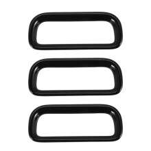 3X Garniture de Couvercle de Commutateur de Lampe D'Avertissement de Cadre de Lumière de Secours de Danger de Voiture pour Vezel HR-V HRV 2021
