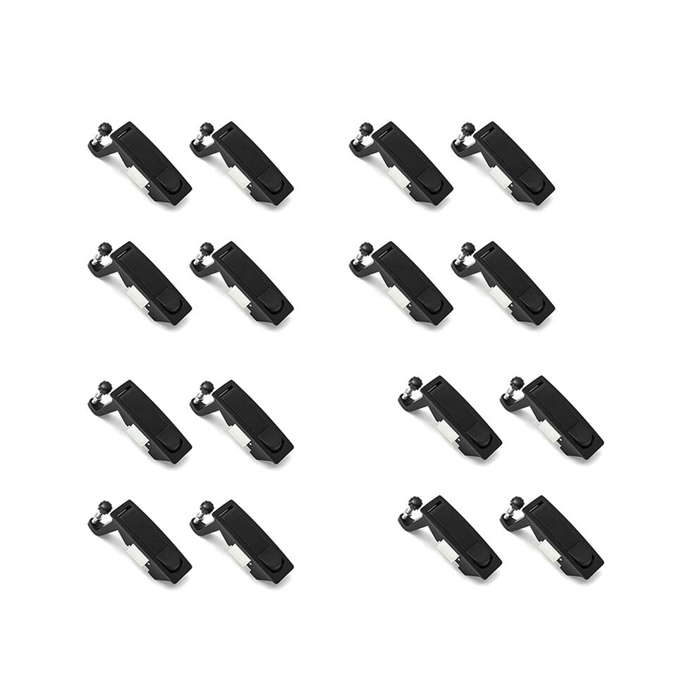 16Pcs Compression Lock Zinc Alloy Flush Lever Adjustable Grip Range 0.04 Inch-0.94 Inch 4711800274374